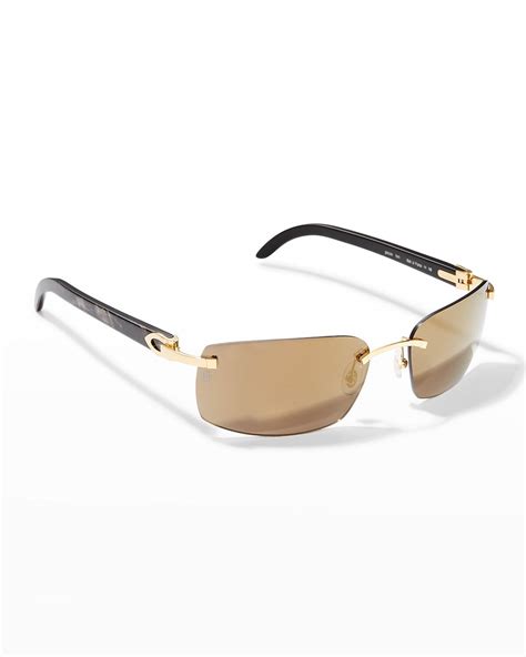 sunglasses cartier men|cartier rimless eyeglasses for men.